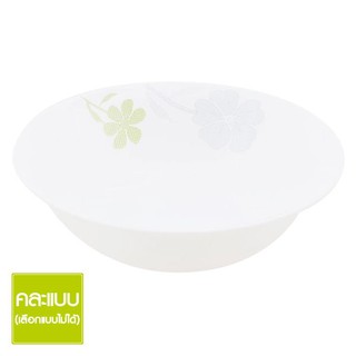 🔥สินค้าขายดี!! ชามซุปแก้วโอปอล รุ่น OPAL014-G ขนาด 7.5 นิ้ว คละลาย Soup Bowl No.OPAL014-G Size 7.5 IN.