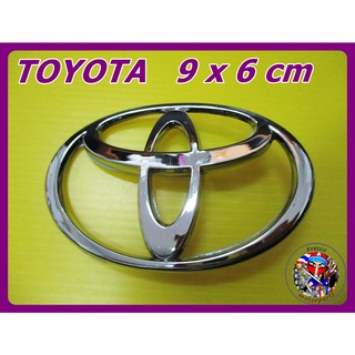 โลโก้ โตโยต้า ขนาด 9x6 cm     - TOYOTA Logo Badge Emblem