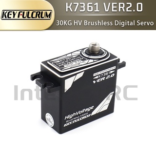 Key FULCRUM K7361 V2 เกียร์เซอร์โวดิจิทัล โลหะ ความเร็วสูง ไร้แปรงถ่าน 0.05s สําหรับโมเดลรถบังคับ 1/10 1/8