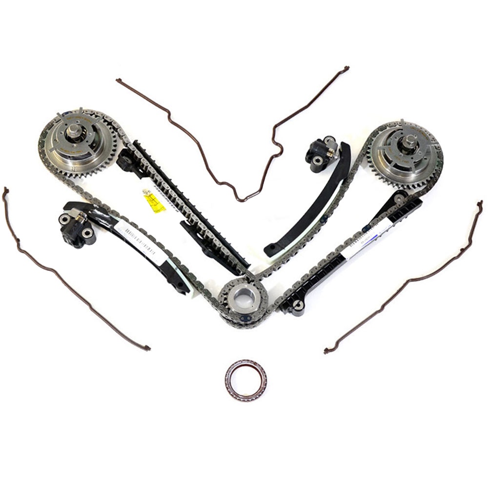 Timing Chain Kit XL1Z 6L266-AA 1L3Z 6L266-AA for Ford 5.4L 3V Camshaft Phaser Sprocket Timing Tensio