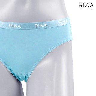 Rika กางเกงในEN2002 รุ่นขายดีมาก (1 PC.) แบบครึ่งตัว Half  ผ้าในล่อน ไลคร่า เนื้อนุ่มมากใส่สบาย ขอบเอวยางทอ โลโก้ RIKA