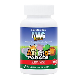 วิตามินเด็ก แมกนีเซียม แบบเคี้ยว Nature s Plus NaturesPlus Animal Parade Source of Life Mag Kidz Childrens Magnesium