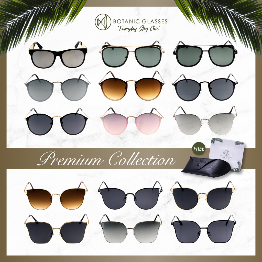 แว่นกันแดด Premium Collection แบรนด์ Botanic Glasses ฟรีของแถมอลัง