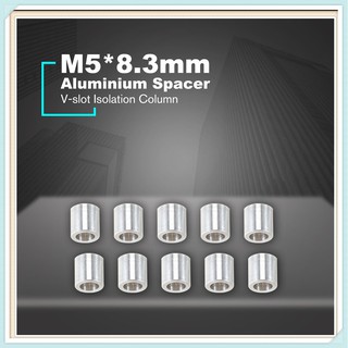 🌹【M5*8.3mm】🌹10PCS Openbuilds Aluminium Spacer V-slot Isolation Column Separate Pillar