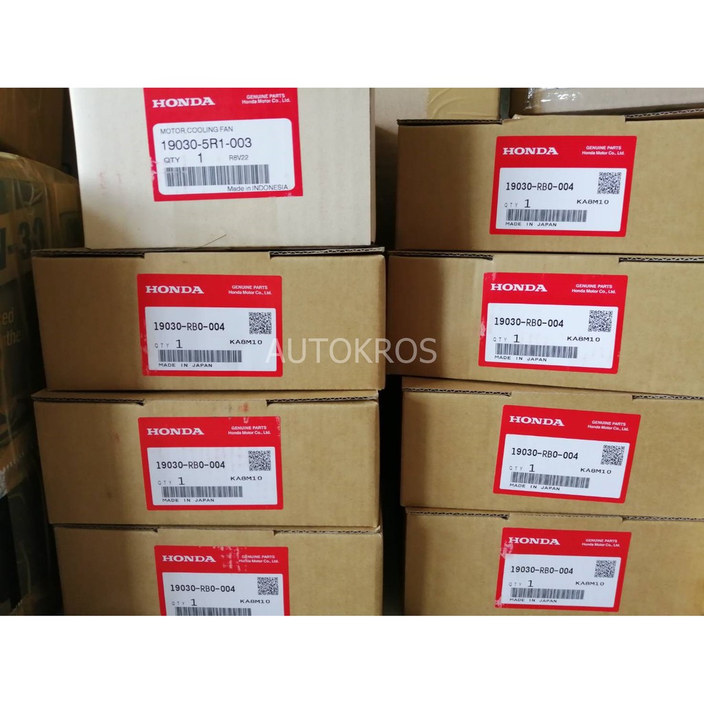 มอเตอร์พัดลม ฝั่งคนนั่ง แท้ HONDA Jazz, City 2009-13 , GM6, HRV 19030-RB0-004 พร้อมส่ง ประกัน 6 เดือน