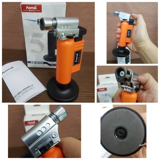 AOMAI Multi Purpose GAS Torch ZB-8102 หัวพ่นไฟทำอาหาร  พ่นไฟแต่งหน้าขนมเค้ก ทำซูชิ สีดำ