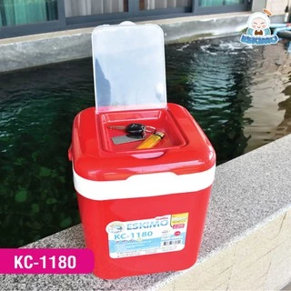 ESKIMO กระติกน้ำเก็บความเย็น 12L กระติกพกพา เก็บเย็นนาน 32 ชม. มีที่วาง ด้านบนกระติก KC1180