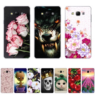 เคสโทรศัพท์ซิลิโคน TPU แบบนิ่ม ลายดอกไม้ สําหรับ Samsung Galaxy a3 2015 a5 2015 a7 2015 a8 2015 a8