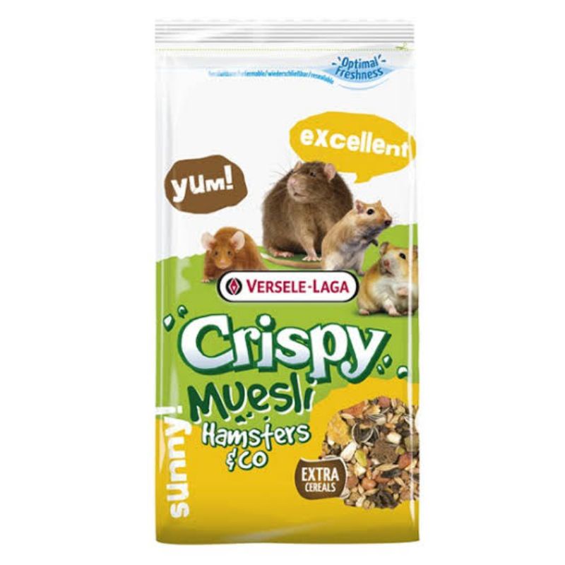 Versele-Laga Crispy Muesli​ Hamster​s​ อาหารเเฮมเตอร์ ขนาด​ 400 ​กรัม