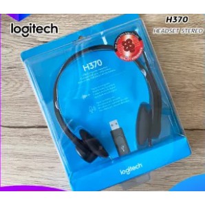 หูฟัง สเตอริโอ LOGITECH H370 STEREO HEADSET เชื่อมต่อด้วยหัว USB พร้อมไมค์โครโฟน ตัดเสียงรบกวน