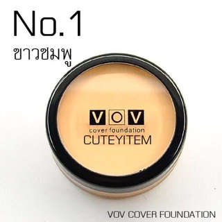วีโอวี รองพื้นเนื้อครีม ตลับดำ VOV Cover Foundation