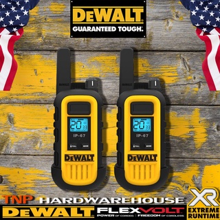 DeWALT วอกี้ วอสื่อสาร วิทยุสื่อสาร วอกี้ท็อคกี้ รุ่น DXFRS800 กันน้ำระดับ IP67 สินค้าของแท้100% นำเข้าUSA