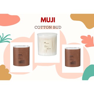 พร้อมส่ง ♥️ "MUJI Cotton Bud" สำลีก้านกระดาษ ใช้แล้วเนื้อสำลีไม่หลุดหรือยุ่ยออกจากก้าน