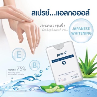 Kens Hand Sanitizer สเปรย์แอลกอฮอล์