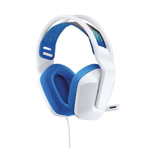 Logitech G335 Wired Gaming Headset (Black / White) หูฟังเกมมิ่งมีสาย