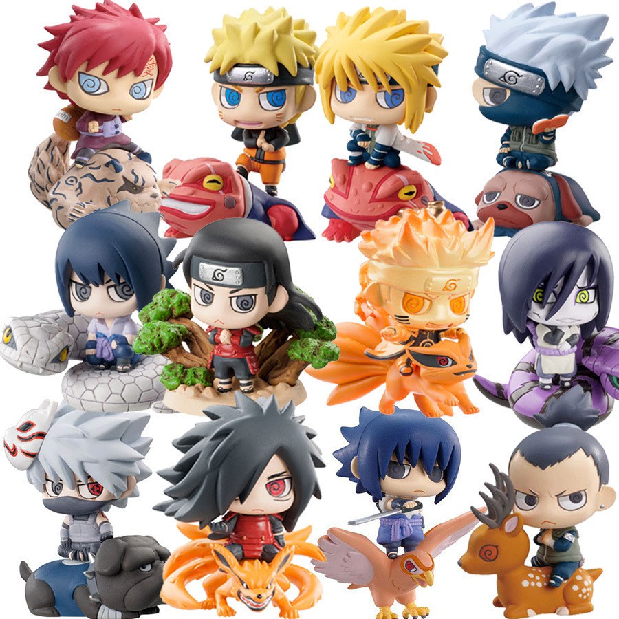 Blind Box Naruto 1 7th Generation 6 Naruto Daquan Naruto Xiaopian กล่อง ...