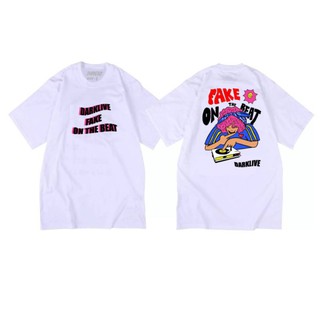 New Arrival !! เสื้อยืดเเนวสตรีทแฟชั่น​ สกรีนลาย DARKLIVE Fake on the beat  - Tshirt Streetwear