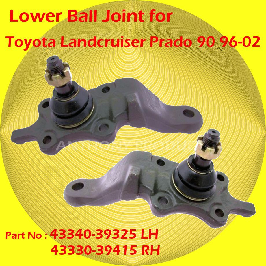 Toyota Land Cruiser Prado J90 RZJ90 RZJ95 Upper Lower Ball Joint เพลาหน้า