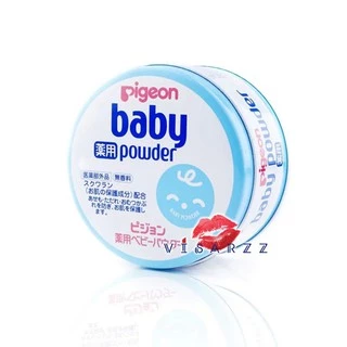 Pigeon Baby Powder Pressed 45g / Baby Powder 150g / Peach แป้งฝุ่นและแป้งอัดแข็ง ไม่มีสี ไม่มีกลิ่น เหมาะกับผิวทุกประเภท