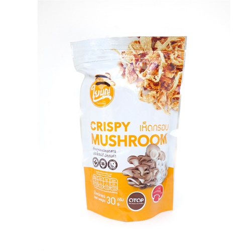 เห็ดกรอบสามอย่าง ปาปริก้า 30 กรัม 3 crispy mushroom (papika) 30g