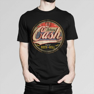 เสื้อยืดผ้าฝ้ายพิมพ์ลายขายดี GILDAN ขายดี เสื้อยืดลําลอง แขนสั้น พิมพ์ลาย Johnny Cash Rock N Roll ใส่สบาย สําหรับผู้ชาย