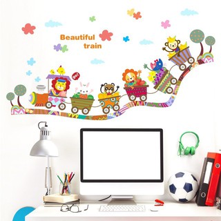 สติ๊กเกอร์ใสติดผนังบ้าน ห้องเด็ก wallsticker DIY Home Decor