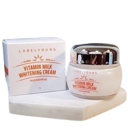 LABELYOUNG Vitamin Milk Whitening Cream (ครีมหน้าสด).