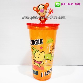 PG-247  แก้วน้ำทิกเกอร์ (Tigger) มีโมเดลกังหันหมุนได้++ลิขสิทธิ์++