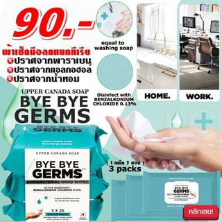 เช็ดชู่เปียกฆ่าเชื้อโรคแบคทีเรีย / Bye Bye Germs