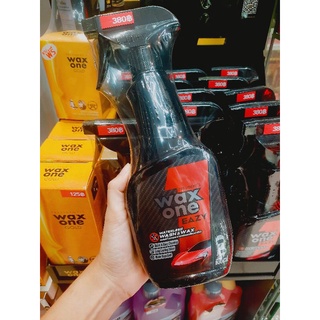 สเปรย์ Wax One eazy ทำความสะอาด เคลือบเงารถ ไม่ใช้น้ำ waterless wash&amp;wax แว็กซ์วัน ขนาด 600 ml