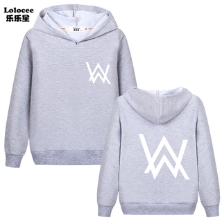 เสื้อกันหนาวมีหมวกสีเทา Alan Walker 5