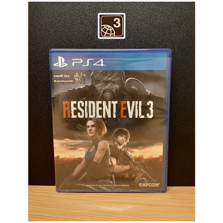 PS4 Games : Re3 Resident Evil 3 Remark โซน2 มือ2 พร้อมส่ง
