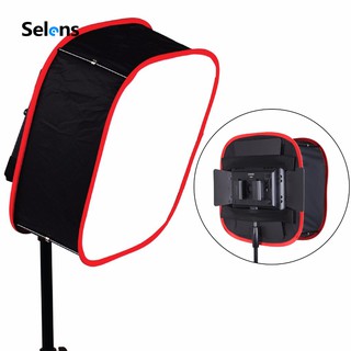 Selens Softbox กล่องสะท้อนแสงไฟสำหรับถ่ายรูป ถ่ายภาพแบบพกพาพับเติมแสงแสงอ่อนกผ้า YN900  ร่มสำหรับ SpeedLite/แฟลช