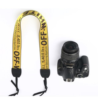 camera neck strap off white camera strap