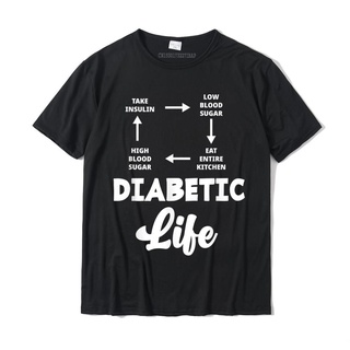 เสื้อยืดผ้าฝ้ายพิมพ์ลายแฟชั่น เสื้อยืด ผ้าฝ้าย พิมพ์ลาย Diabetic Type Awareness เหมาะกับของขวัญ แฟชั่นฤดูใบไม้ร่วง สําหร