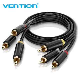 Vention Hifi Sound Quality 3RCA to 3RCA AV cable Compatible with Box Speaker DVD Player BCA