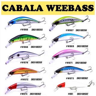 เหยื่อวีแบส รุ่น CABALA SINKING BY WEEBASS