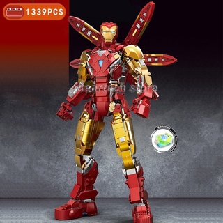 ของเล่นบล็อกตัวต่อ IRON MAN KING HERO ซูเปอร์ฮีโร่