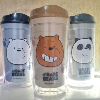 พร้อมส่ง แก้วน้ำเก็บความเย็น we bare bears