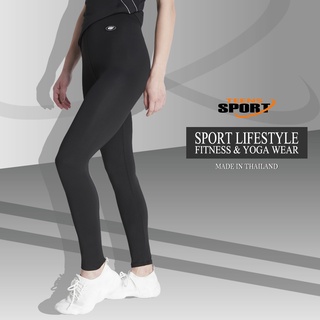 ลดส่งท้ายปี !! กางเกงออกกำลังกายฟิตเนสโยคะ แบรนด์ Teens Sport ขายาวรุ่น TL030 ผ้า  Spandex