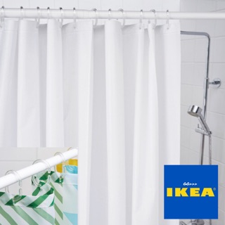 GO_IKEA {พร้อมส่ง+แท้💯%} ม่านห้องน้ำ ชุดผ้าม่านห้องน้ำ ผ้าม่านห้องน้ำ ikea อิเกีย ไม่ต้องเจาะรู