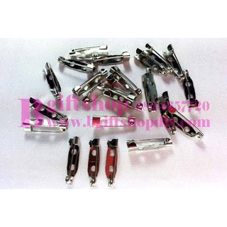 โครงเข็มกลัด สีเงิน2 ซม. 100ชิ้น 45บาท