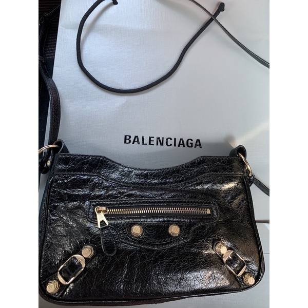 ❌sold❌Balenciaga Hip Bag สีดำหมุดทอง ✨