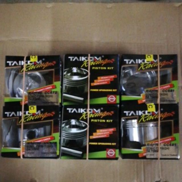 SONIC 13P TAIKOM RACING PISTON COMP 53mm ถึง 58mm. 1ชุด
