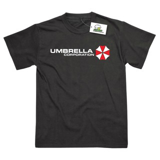 เสื้อยืดแขนสั้น คอกลมพิมพ์ลาย Umbrella Corporation