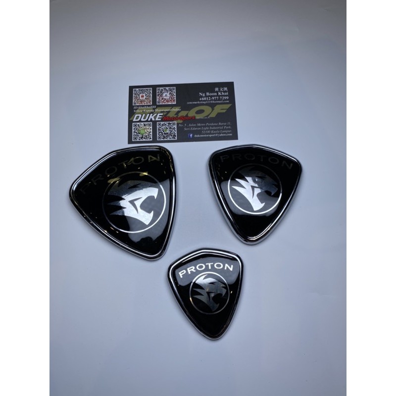 1A Proton โลโก้สัญลักษณ์ Waja Saga BLM FLX Satria Neo Exora CPS Savvy 2D Badge Harimau Tiger Fornt Bonnet Grill & โลโก้ด้านหลัง ราคา ถูกที่สุด ดีลบีเคเค แกลเลอรีภาพที่ 8