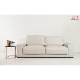 ZEN Collection COLLINS Sofa I-Shape 2.40m. หนังวัวแท้จากอิตาลี่