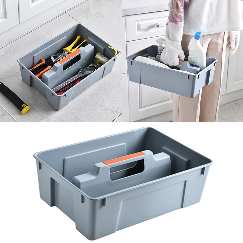 Pcf * 2 Dividers กล่องเก็บเครื่องมือกล่องเครื่องมือฮาร์ดแวร์พลาสติกแบบพกพาพร้อมที่จับสําหรับ Home Kitchen ห้องนั่งเล่น