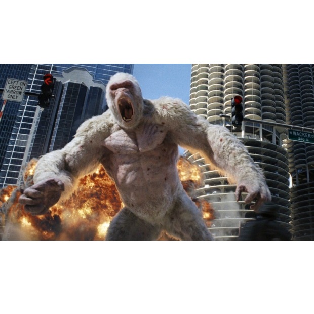 โมเดล ฟิกเกอร์ คิงคองเผือก งานซอฟไวนิล เวอร์ชั่นภาพยนต์ ปี2018 (Rampage แรมเพจ ใหญ่ชนยักษ์) Model Figure White King Kong - รูปที่ 6