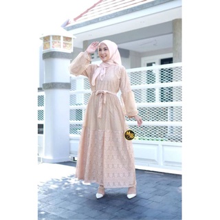 Natasha DRESS BROKAT VINTAGE mix TILLE DOTY • MODERN MUSLIM DRESS PARTY DRESS MUSLIM GAMIS Women IED • Clothing GAMIS Women